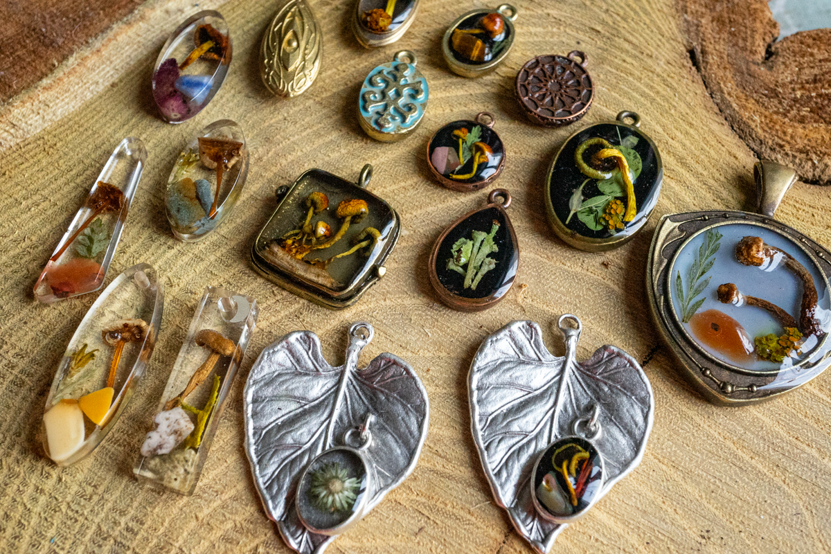 Kettenanhänger - Elfenamulett