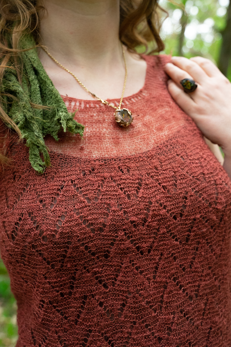 Gr. 36-38 - Kleid aus Brennnesselfaser