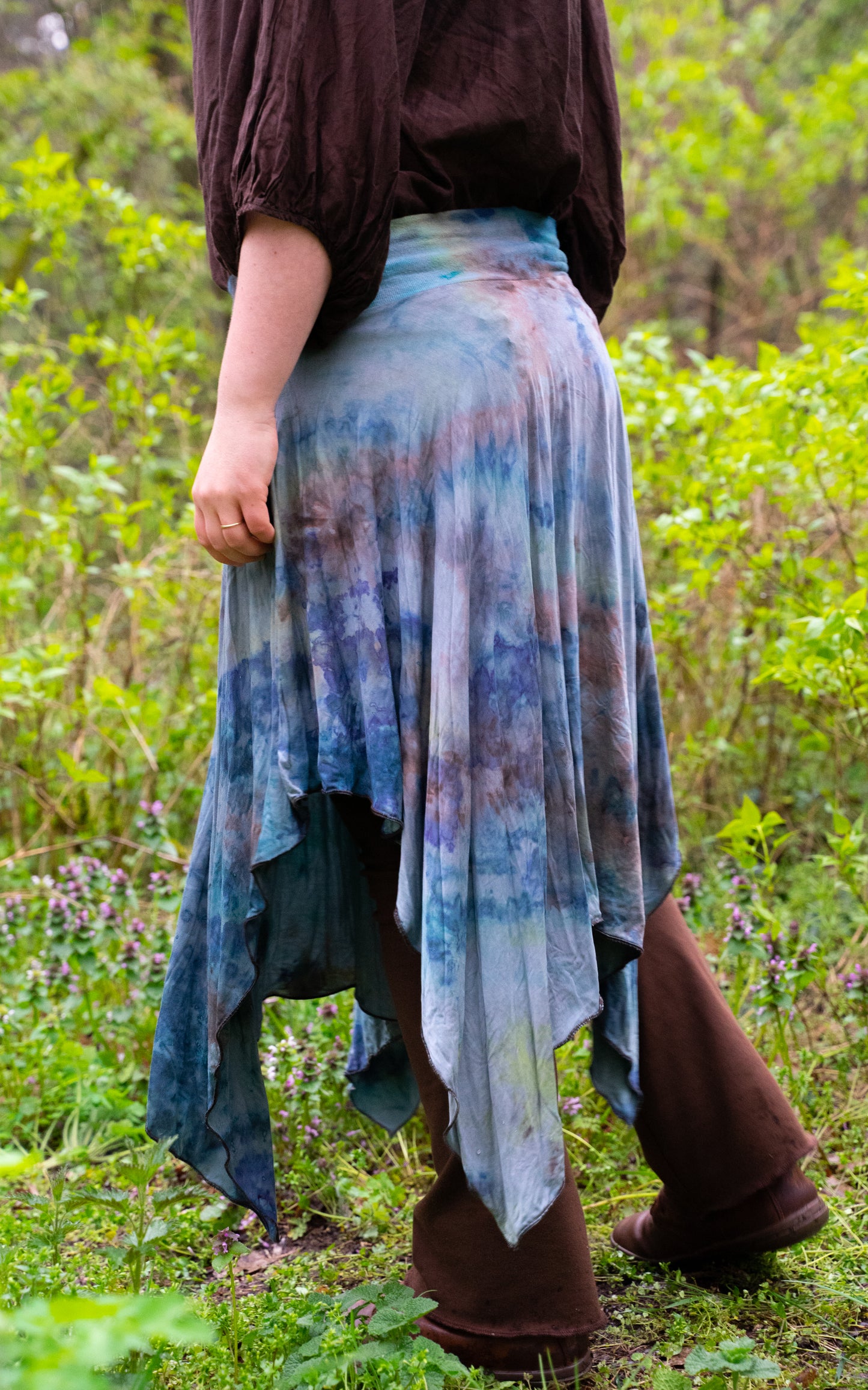 Gr. 36-40 - Zipfelrock aus Bambusjersey