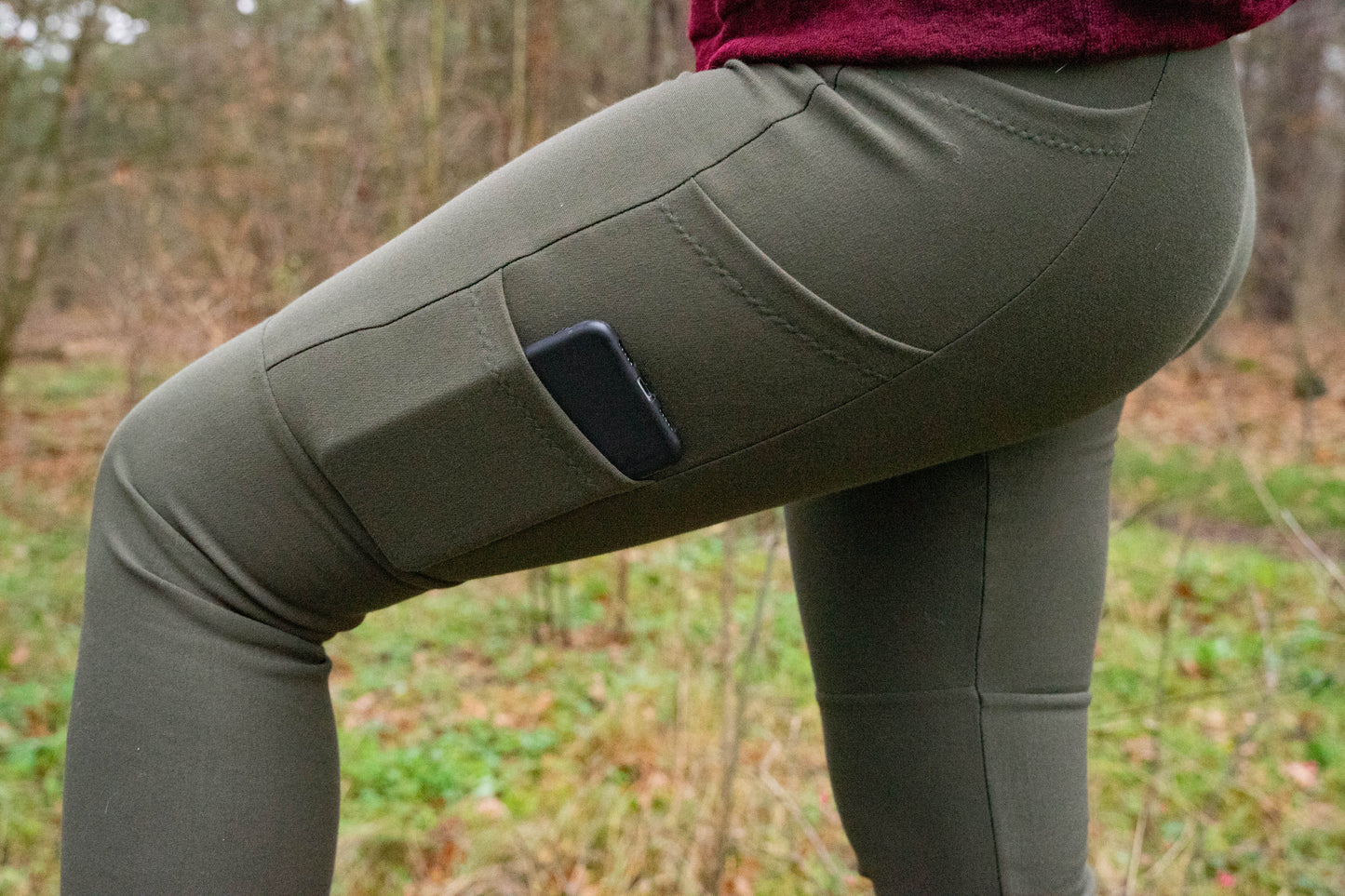 Leggins mit Taschen - Wintersweat
