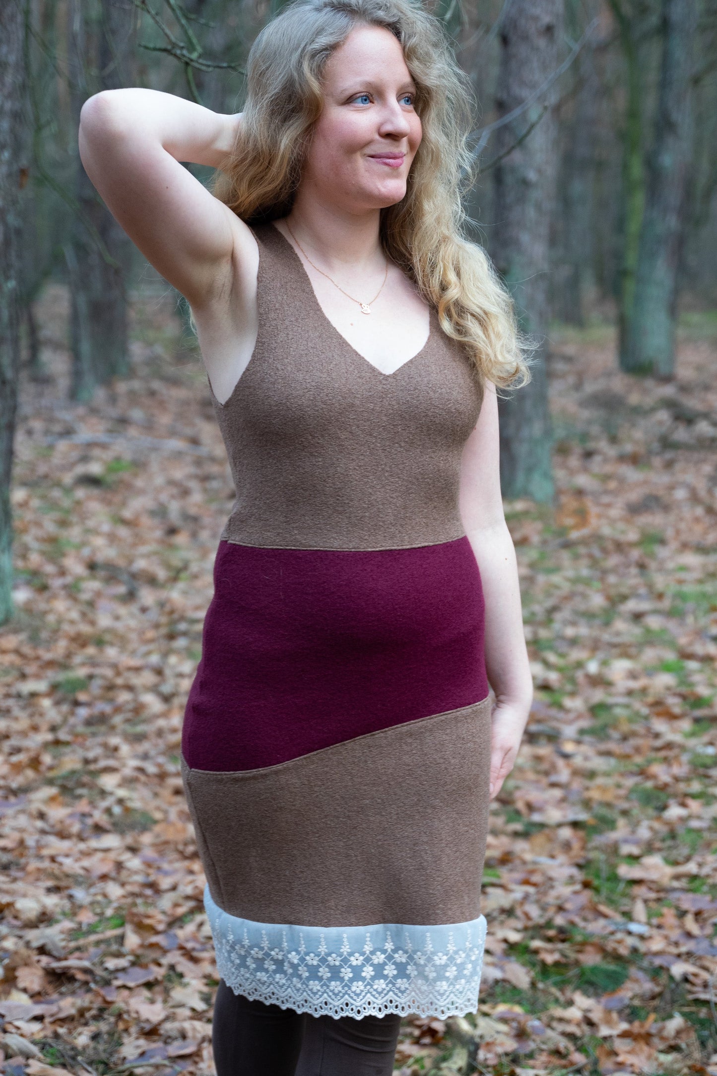Gr. 36 - Kleid aus Wollwalk