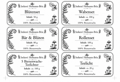 Bienenwachs- als Kosmetikrohstoff & Teelichter aus eigener Imkerei | 100 % Bienenwachs