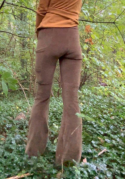 Gr. 36 - Feincord-Leggings – handgenäht, bequem & praktisch