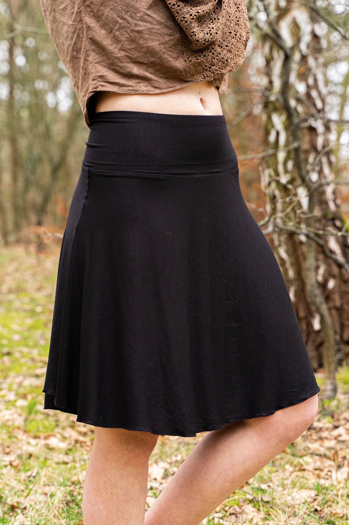 MTO: Skirt Basic in black
