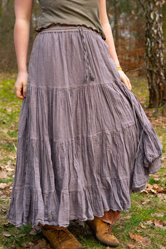 Unsize - Maxi skirt made of 100% hemp