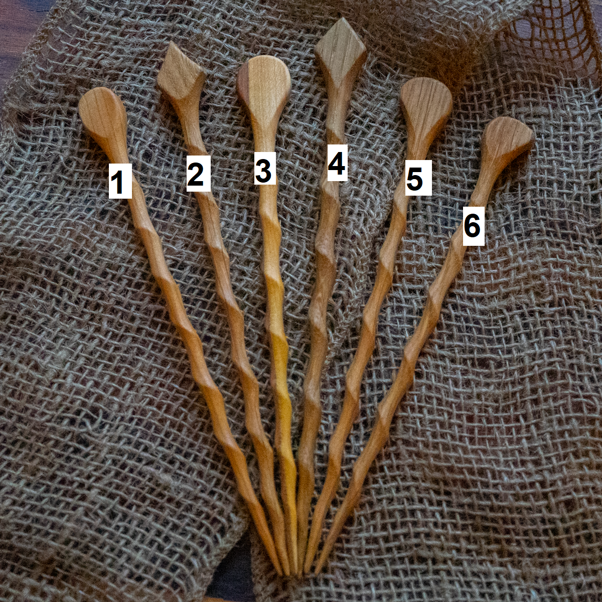 Extra lange Haarnadeln aus recyceltem Holz – Perfekter Halt für jedes Haar