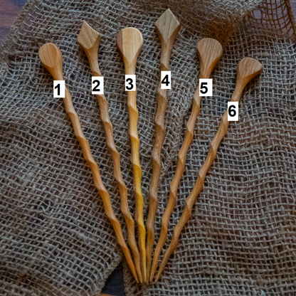 Extra lange Haarnadeln aus recyceltem Holz – Perfekter Halt für jedes Haar