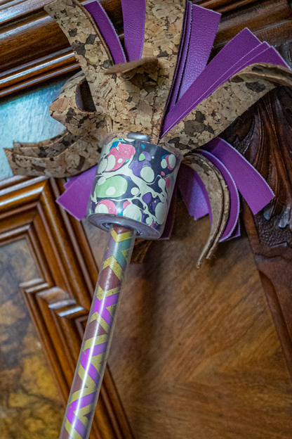 Flowerstick - MEDIUM / mit Kork & marmoriertem Papier