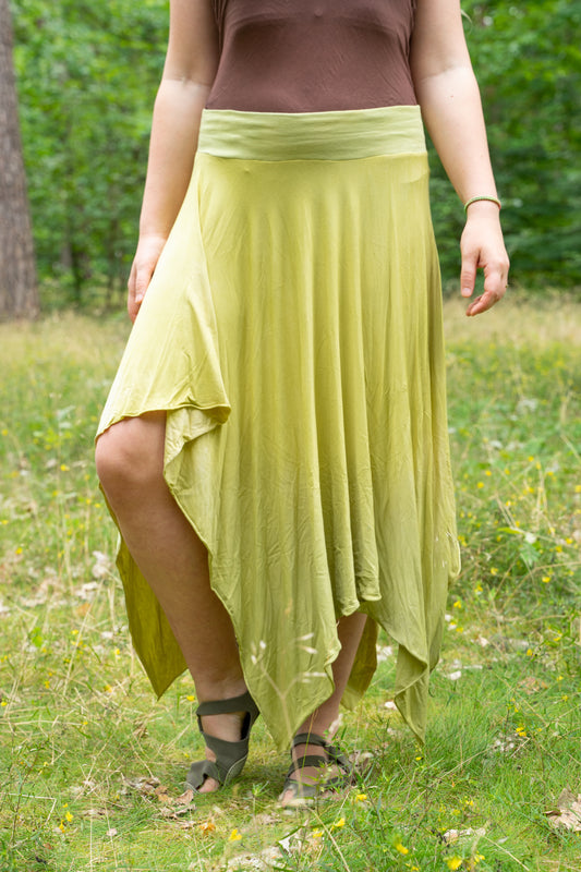 Size 36-40 - Pointed skirt made of bamboo jersey