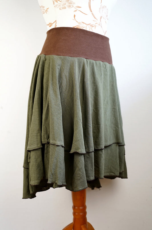Unisize - Layered skirt - Hemp
