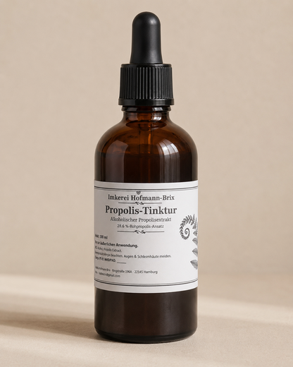 Propolis-Tinktur aus eigener Imkerei | 28,6 % Rohpropolis-Ansatz | 3–100 ml