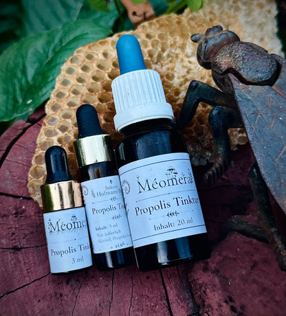 Propolis-Tinktur aus eigener Imkerei | 28,6 % Rohpropolis-Ansatz | 3–100 ml