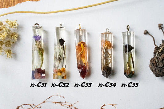 Crystals with cord