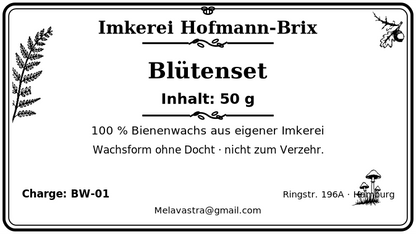 Bienenwachs- als Kosmetikrohstoff & Teelichter aus eigener Imkerei | 100 % Bienenwachs