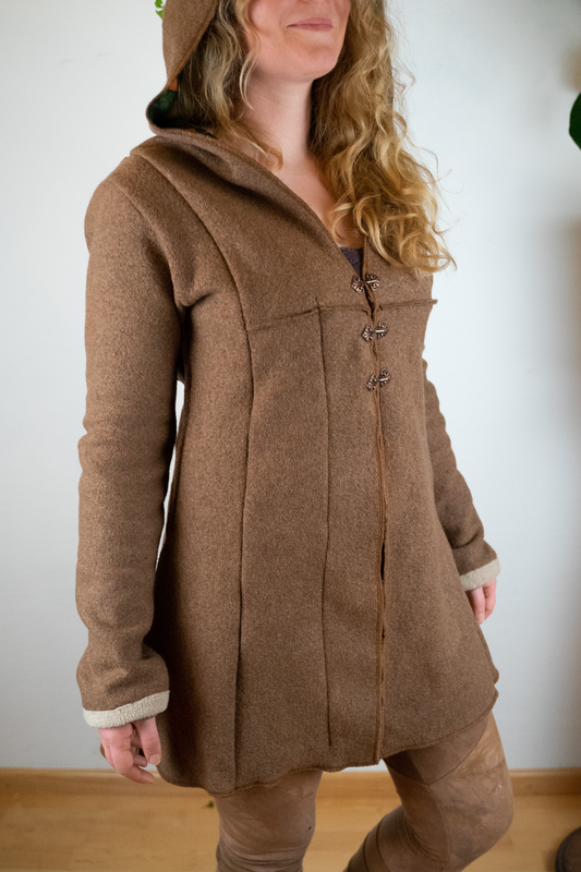 Gr. 40 - Kurzmantel aus Merino-Feinwalk