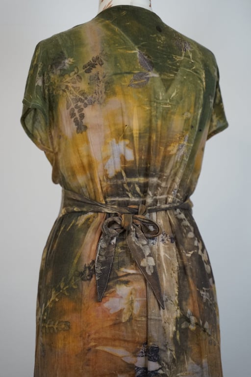 Kleid - Blättertraum