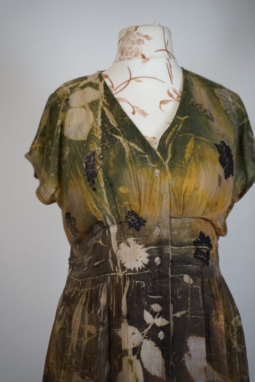 Kleid - Blättertraum