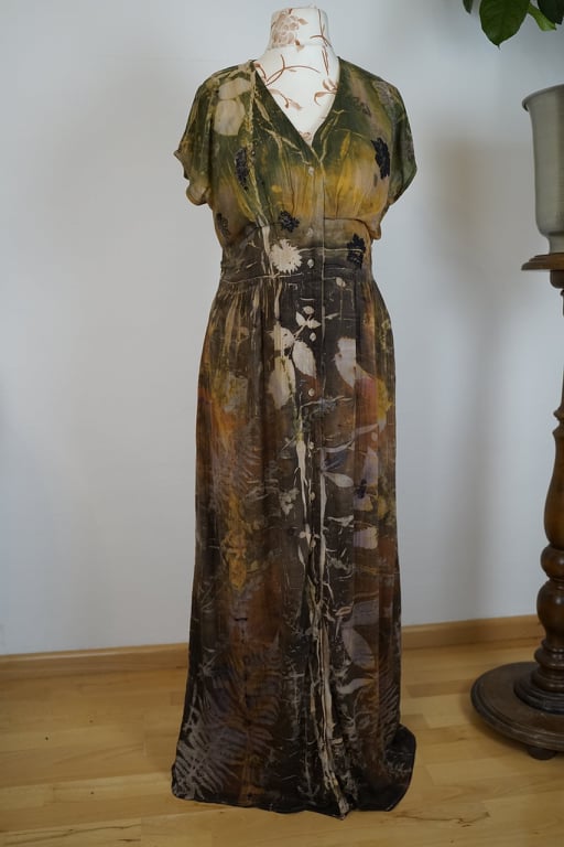 Kleid - Blättertraum