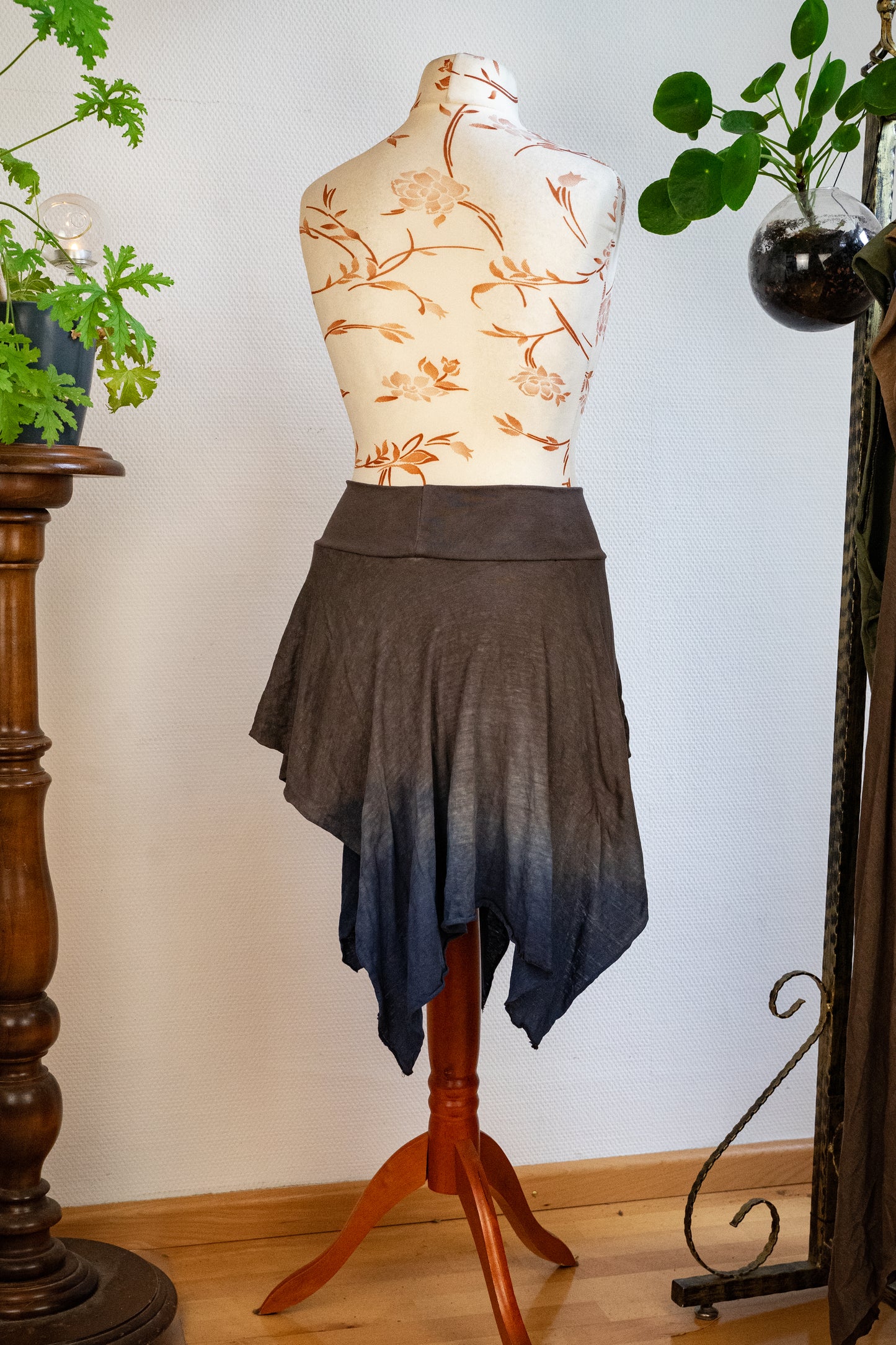 Size 34-38 - Hemp jersey skirt