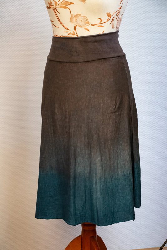 Size 34/36 - circle skirt made of hemp jersey