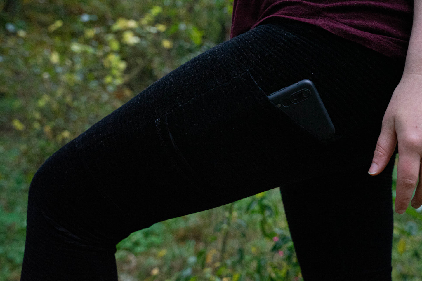 MTO: Leggings mit Taschen - Feincord