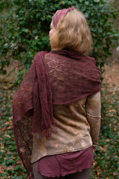 Schal aus Brennnesselfaser