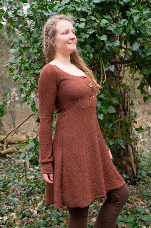 Size 38 - Dress made of soft merino knit