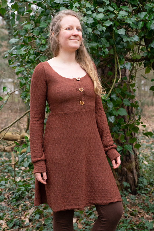 Size 38 - Dress made of soft merino knit