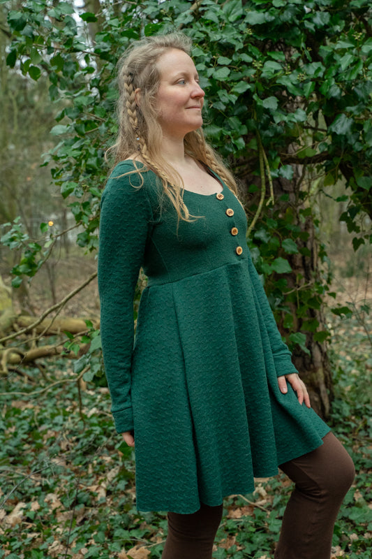 Gr. 42 - Kleid aus weichem Merinostrick